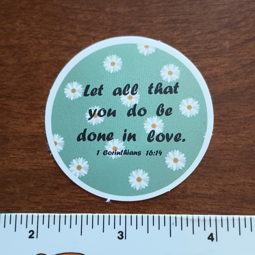 10/$10 Inspirational Bible Verse Faith Biblical God Heaven Jesus Sticker Decal